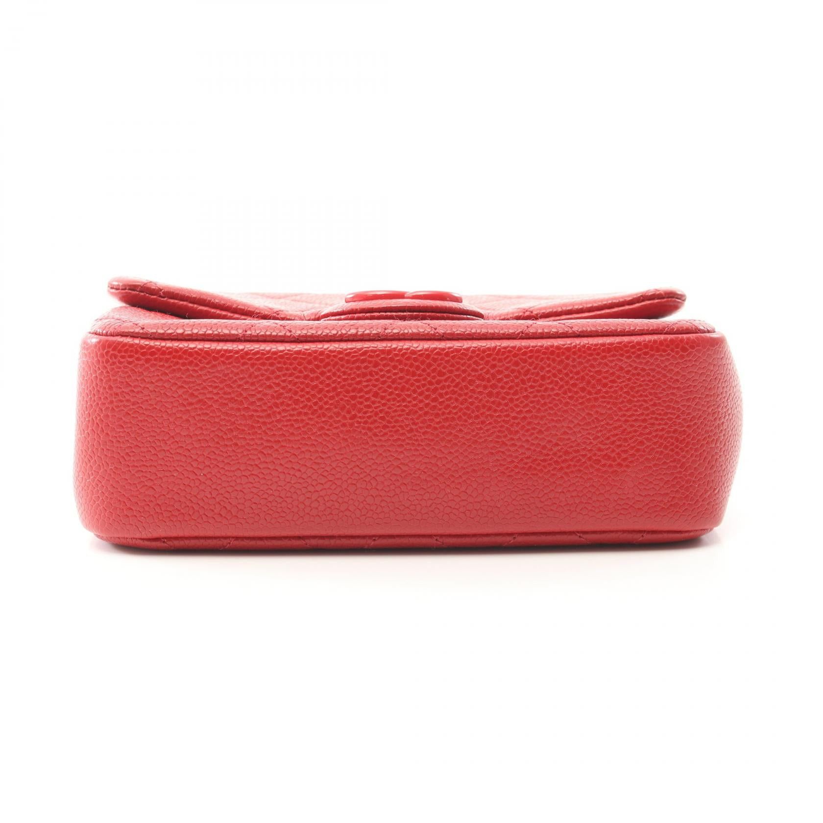 Chanel Chanel Matelasse Chain Shoulder Bag Caviar Skin Red Hardware Size ONE SIZE - 8 Thumbnail