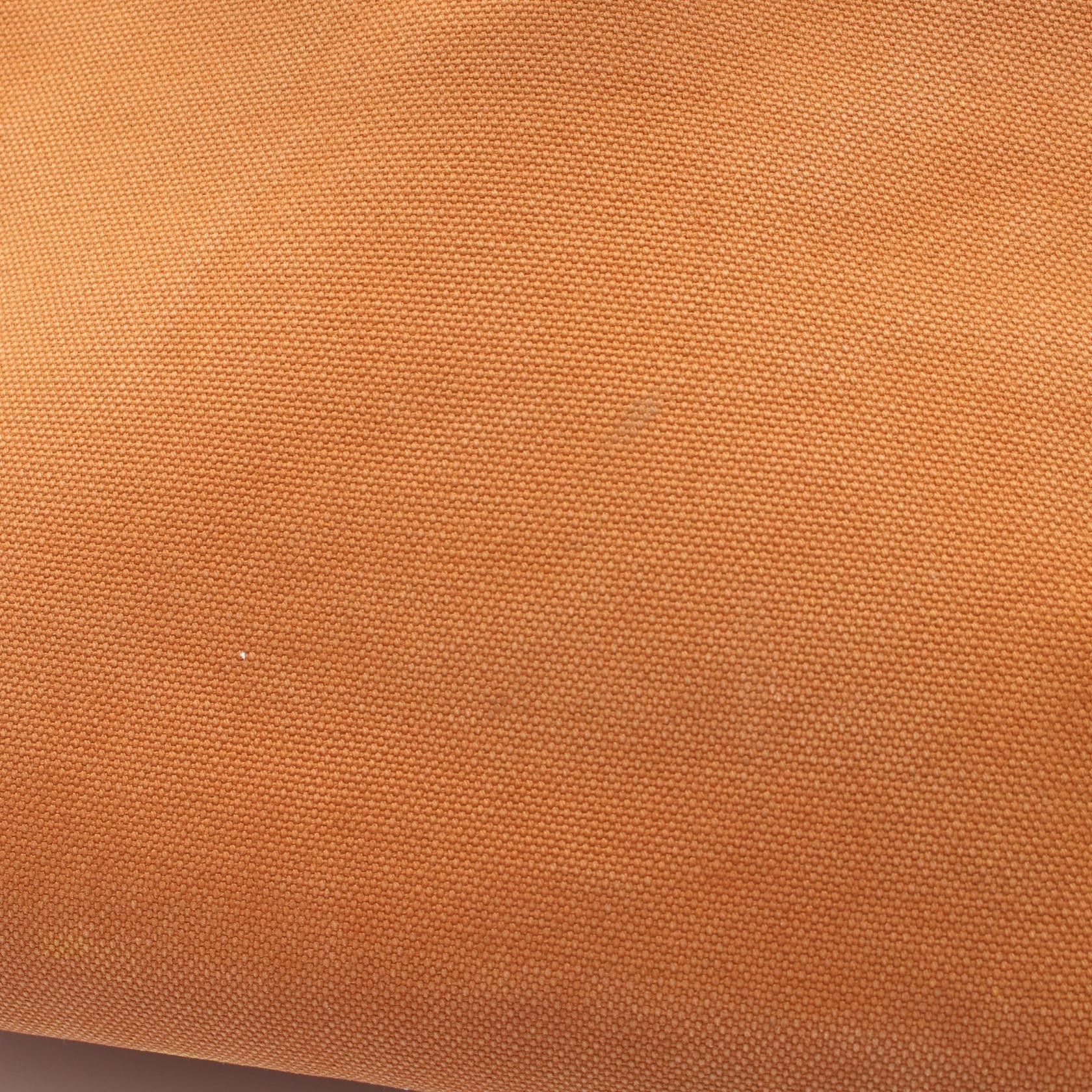 Hermes Hermes Sack Eboue Pm Handbag Canvas Leather Light Brown White Silver Hardware □J Carved Stamp Size ONE SIZE - 13 Thumbnail