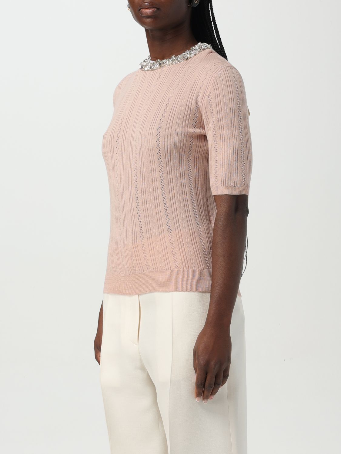 Valentino Valentino Sweater Woman Nude Size L / US 10 / IT 46 - 4 Thumbnail