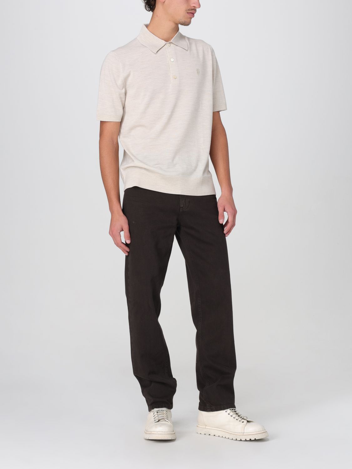 Burberry Burberry Polo Shirt Men Beige Size US M / EU 48-50 / 2 - 2 Thumbnail
