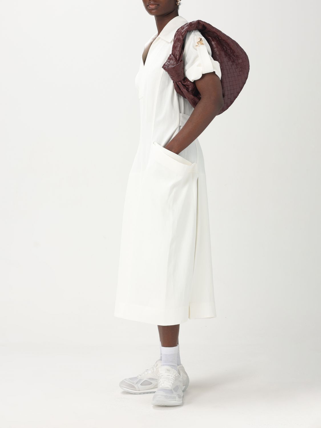 Bottega Veneta Bottega Veneta Dress Woman White Size M / US 6-8 / IT 42-44 - 2 Thumbnail