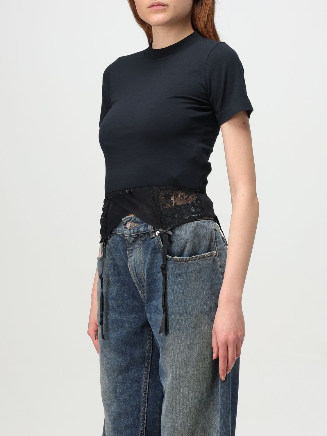 Balenciaga Balenciaga T-Shirt Woman Black Size M / US 6-8 / IT 42-44 - 4 Thumbnail