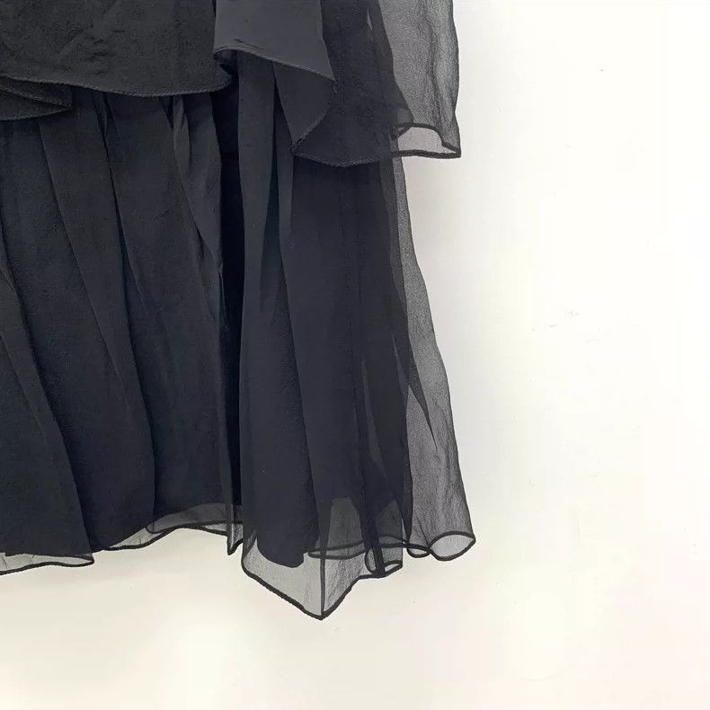 Brunello Cucinelli Brunello Cucinelli Black Sleeveless Silk Top Size US M / EU 48-50 / 2 - 4 Thumbnail