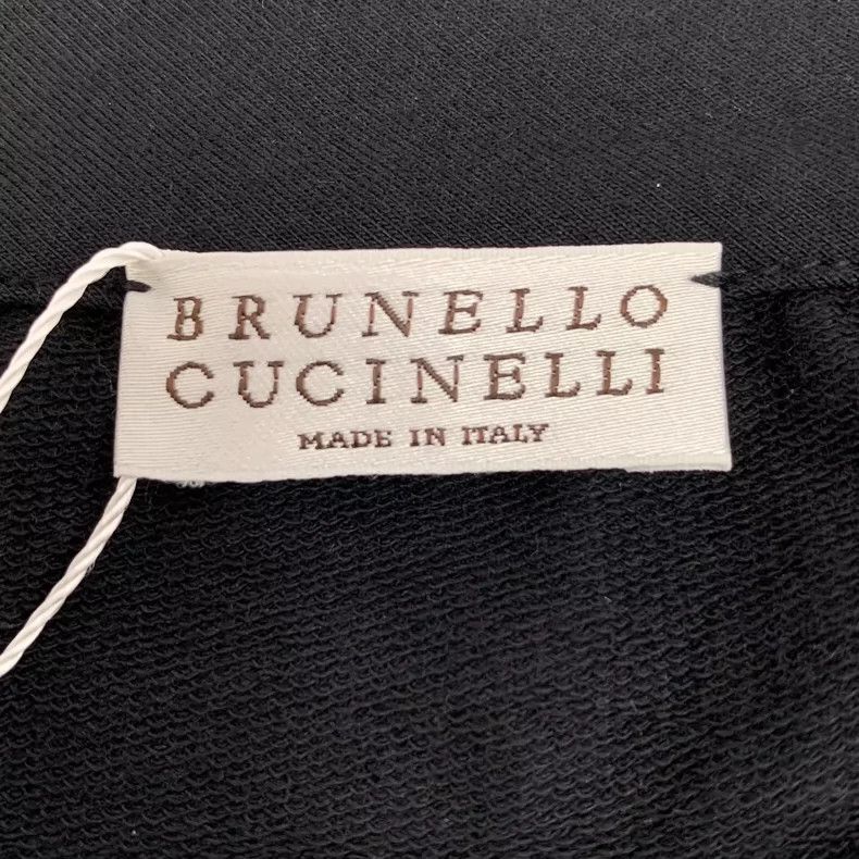 Brunello Cucinelli Brunello Cucinelli Black Long Sleeve Sweatshirt Size US XS / EU 42 / 0 - 5 Thumbnail