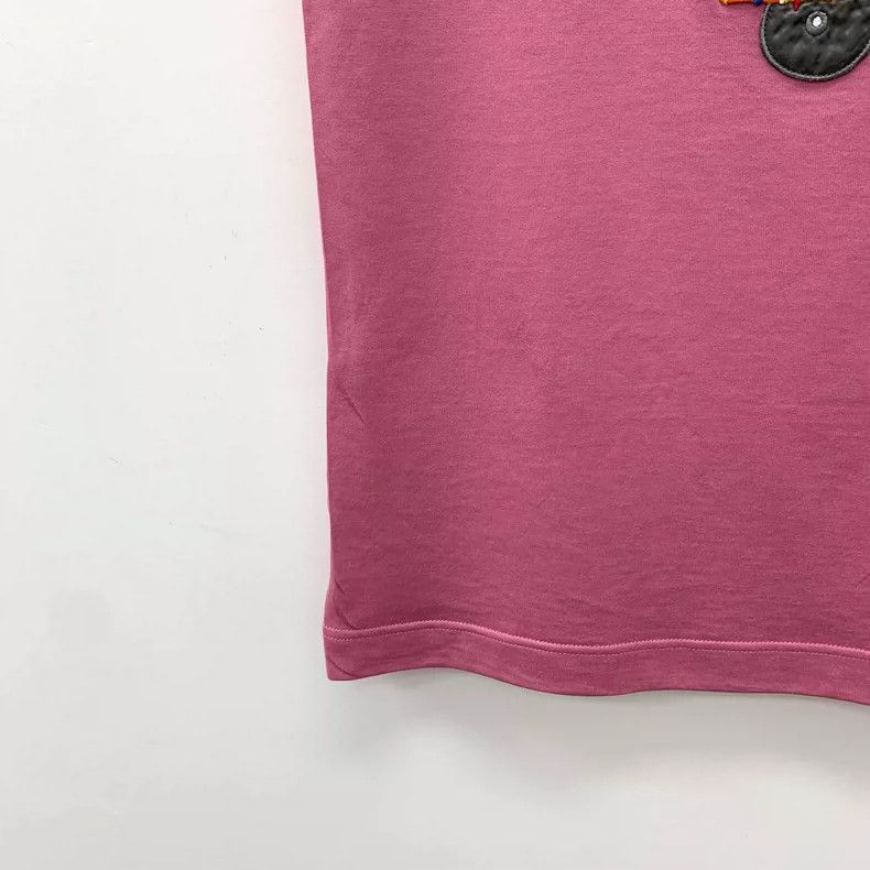 Dolce & Gabbana Pink Cartoon Embroidered Sleeveless Top Size US M / EU 48-50 / 2 - 4 Thumbnail