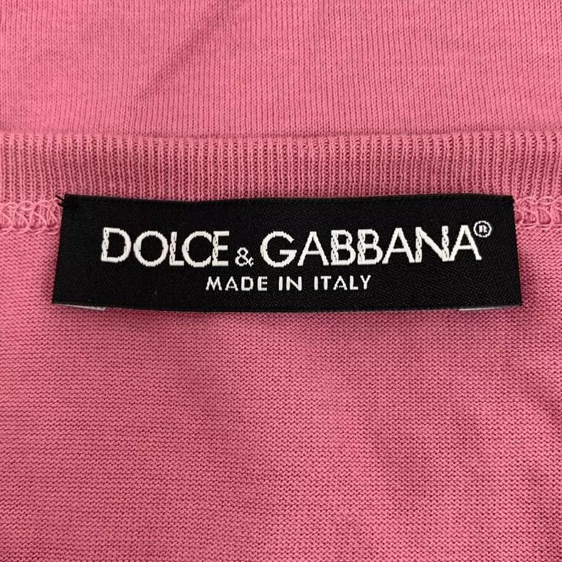 Dolce & Gabbana Pink Cartoon Embroidered Sleeveless Top Size US M / EU 48-50 / 2 - 5 Thumbnail