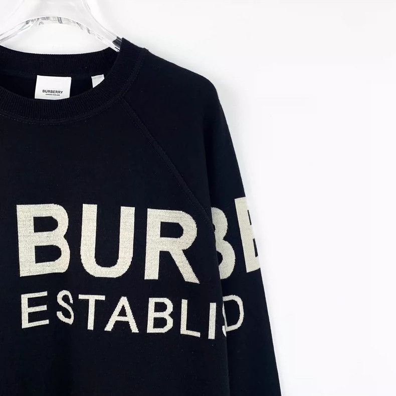 Burberry Burberry Black Logo Knit Sweater Size M Size US M / EU 48-50 / 2 - 3 Thumbnail