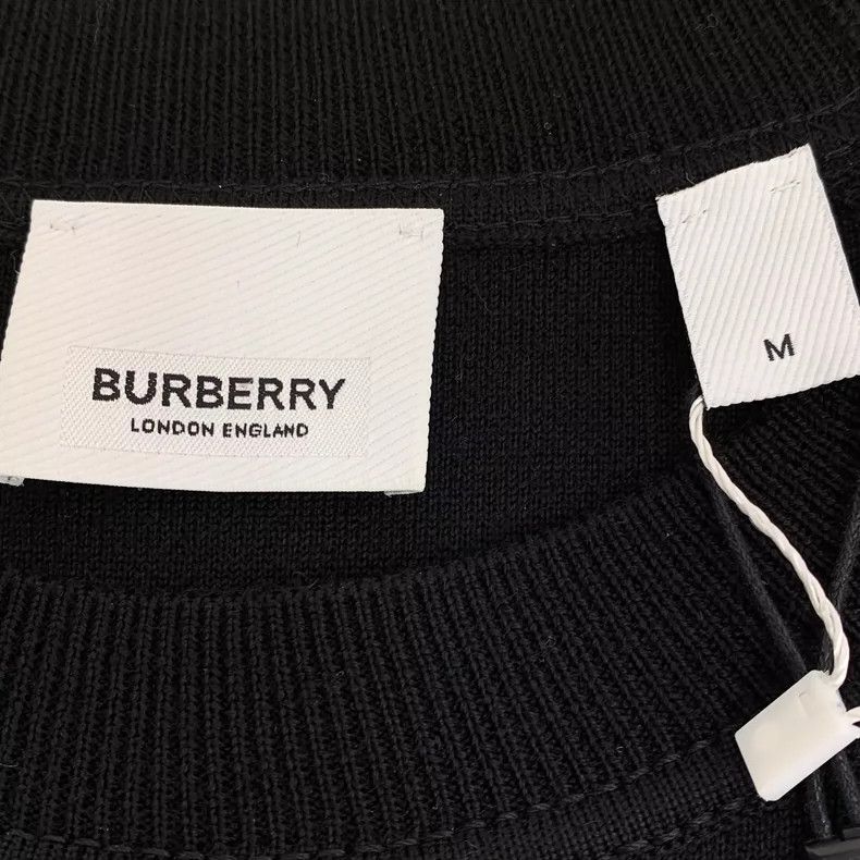 Burberry Burberry Black Logo Knit Sweater Size M Size US M / EU 48-50 / 2 - 5 Thumbnail