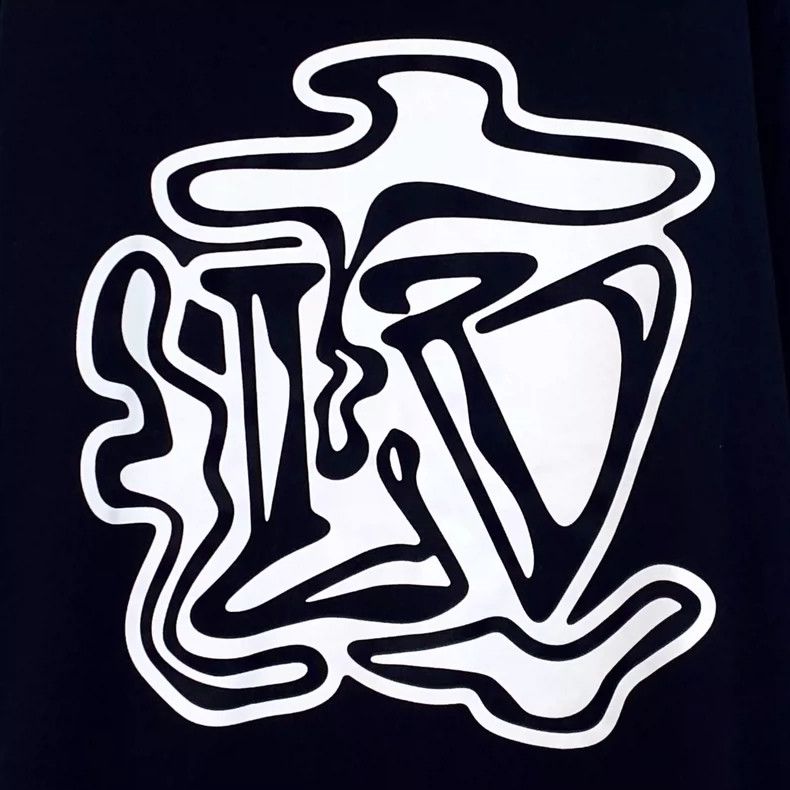 Louis Vuitton Louis Vuitton Black Logo Print Cotton T-Shirt Size US XXL / EU 58 / 5 - 5 Thumbnail