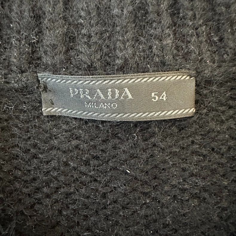 Prada PRADA Black Logo Knit Sweater Men's Size 54 Size US XXL / EU 58 / 5 - 3 Thumbnail