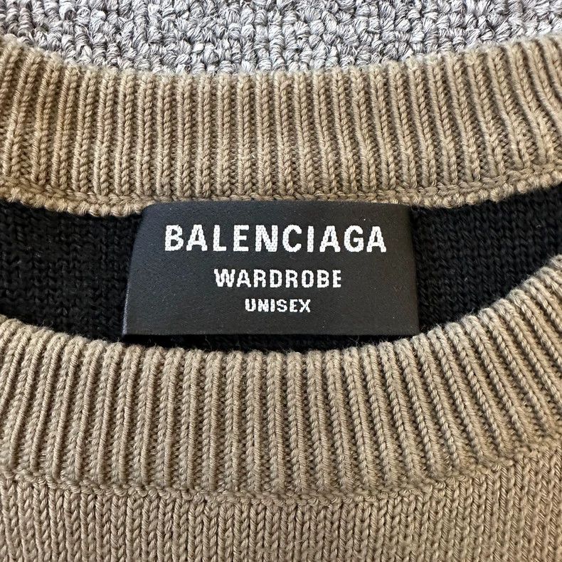 Balenciaga Balenciaga Logo Print Long Sleeve Sweater Size US M / EU 48-50 / 2 - 3 Thumbnail