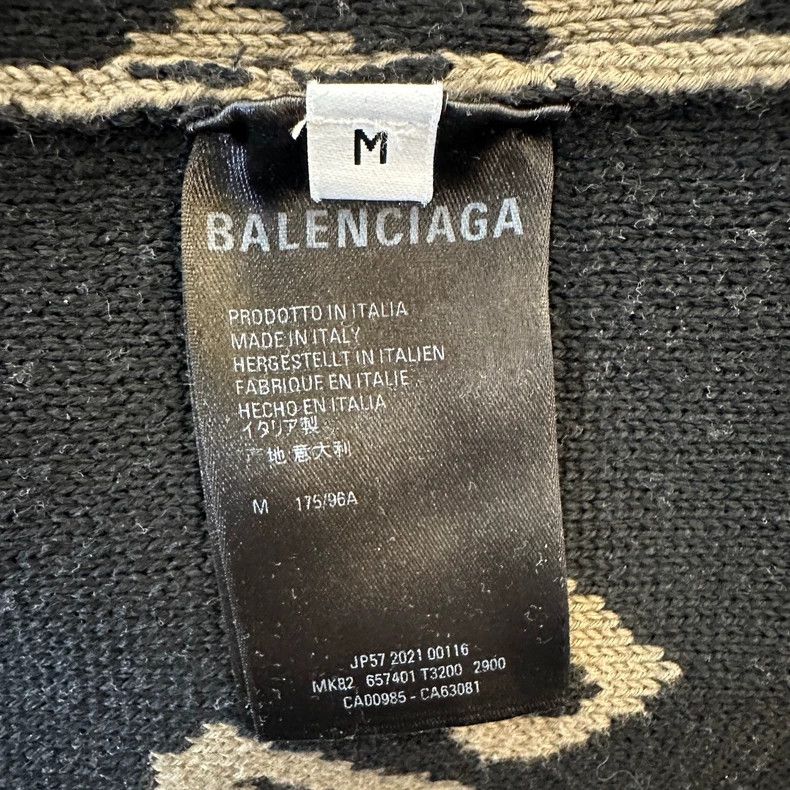 Balenciaga Balenciaga Logo Print Long Sleeve Sweater Size US M / EU 48-50 / 2 - 4 Thumbnail