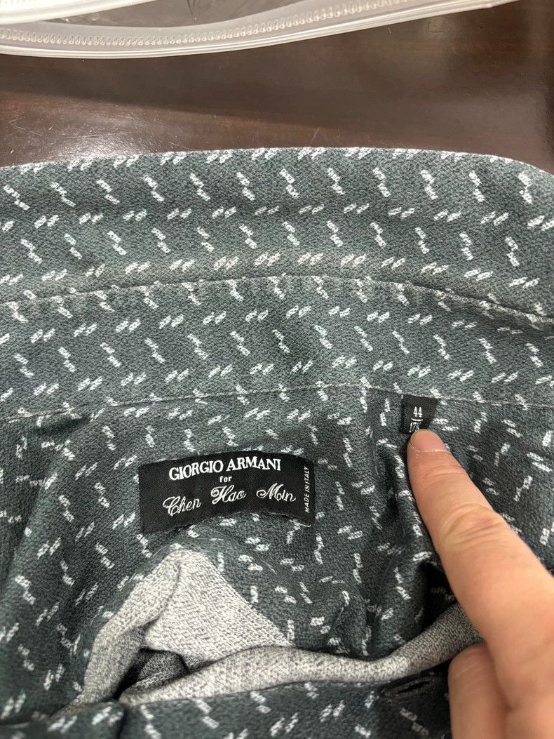 Emporio Armani Giorgio Armani Long Sleeve Custom Shirt Size US XL / EU 56 / 4 - 4 Thumbnail