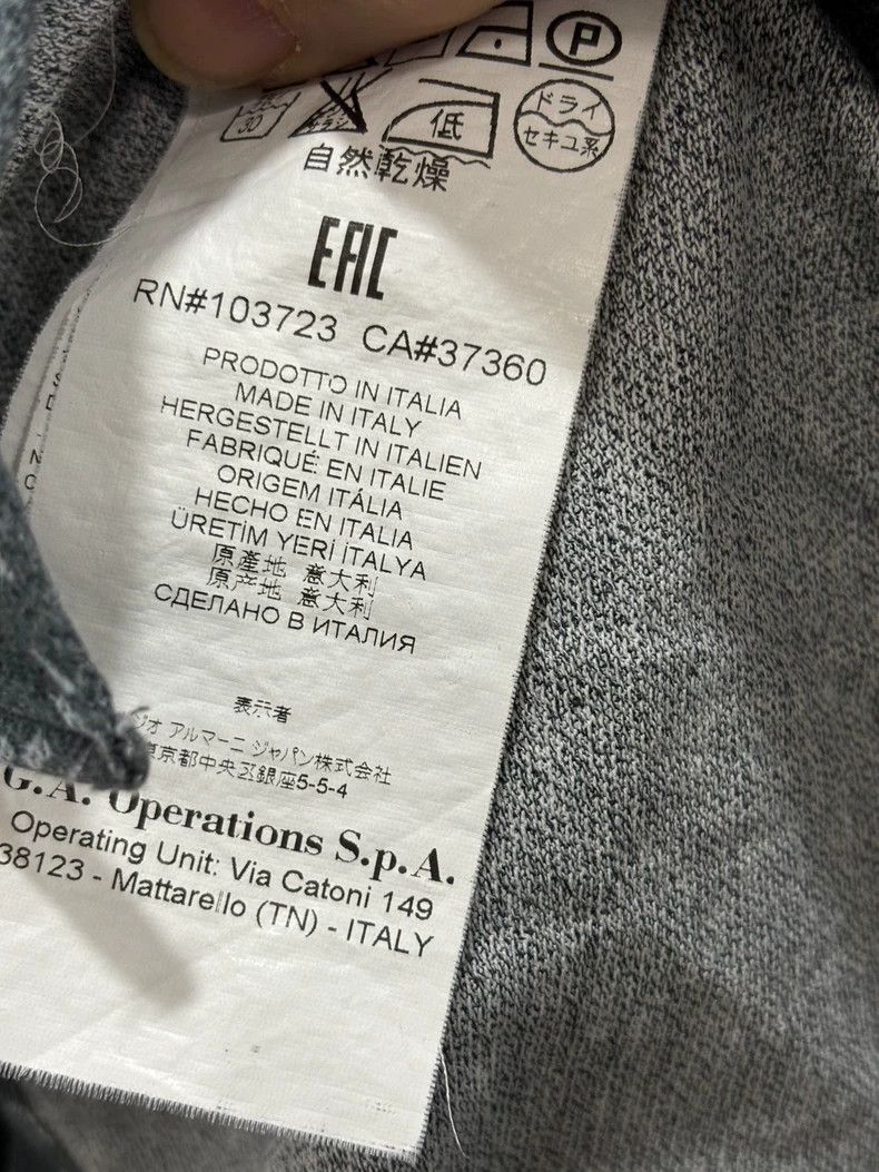 Emporio Armani Giorgio Armani Long Sleeve Custom Shirt Size US XL / EU 56 / 4 - 5 Thumbnail