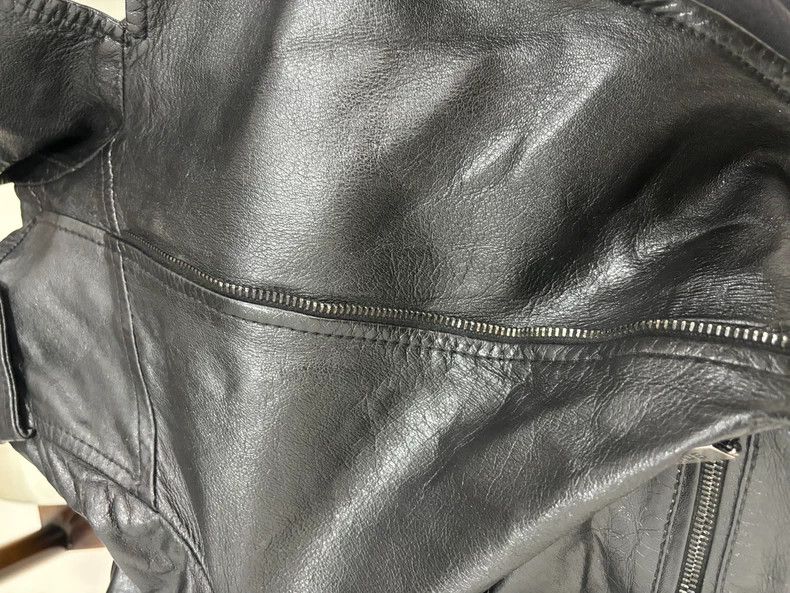 Schott 4US Leather Motorcycle Jacket Made in Italy Size US L / EU 52-54 / 3 - 8 Thumbnail
