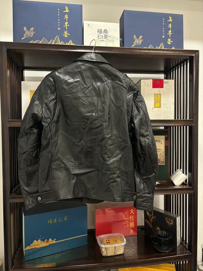 Schott 4US Leather Motorcycle Jacket Made in Italy Size US L / EU 52-54 / 3 - 3 Thumbnail