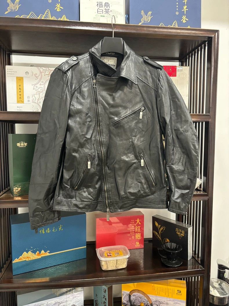 Schott 4US Leather Motorcycle Jacket Made in Italy Size US L / EU 52-54 / 3 - 2 Thumbnail