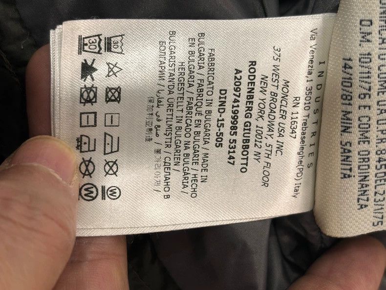 Moncler Moncler Puffer Jacket Size 3 Bulgaria Size US L / EU 52-54 / 3 - 6 Thumbnail