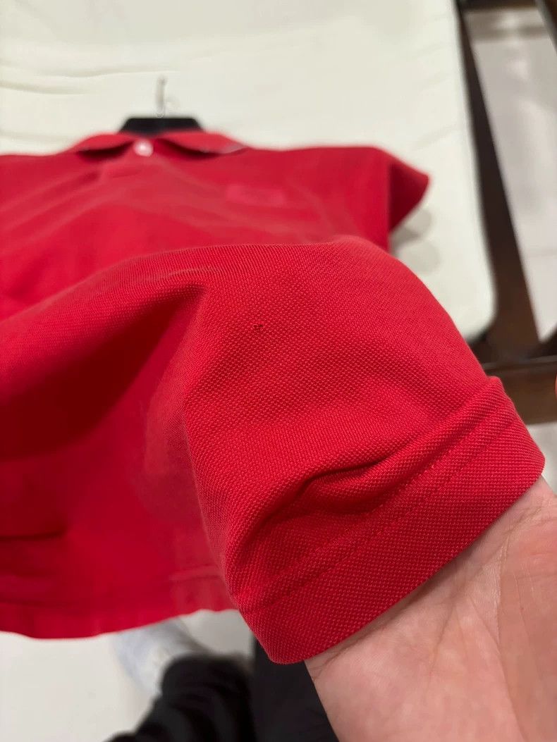 Moncler Genius Moncler Collaboration Red Polo Shirt with Fading Size US M / EU 48-50 / 2 - 7 Thumbnail