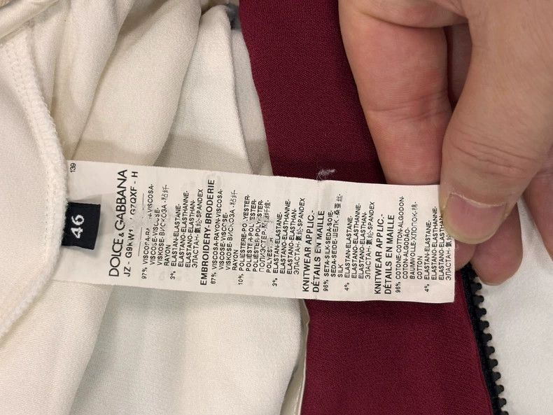 Dolce & Gabbana Dolce & Gabbana Jacket with White Details Size US L / EU 52-54 / 3 - 4 Thumbnail