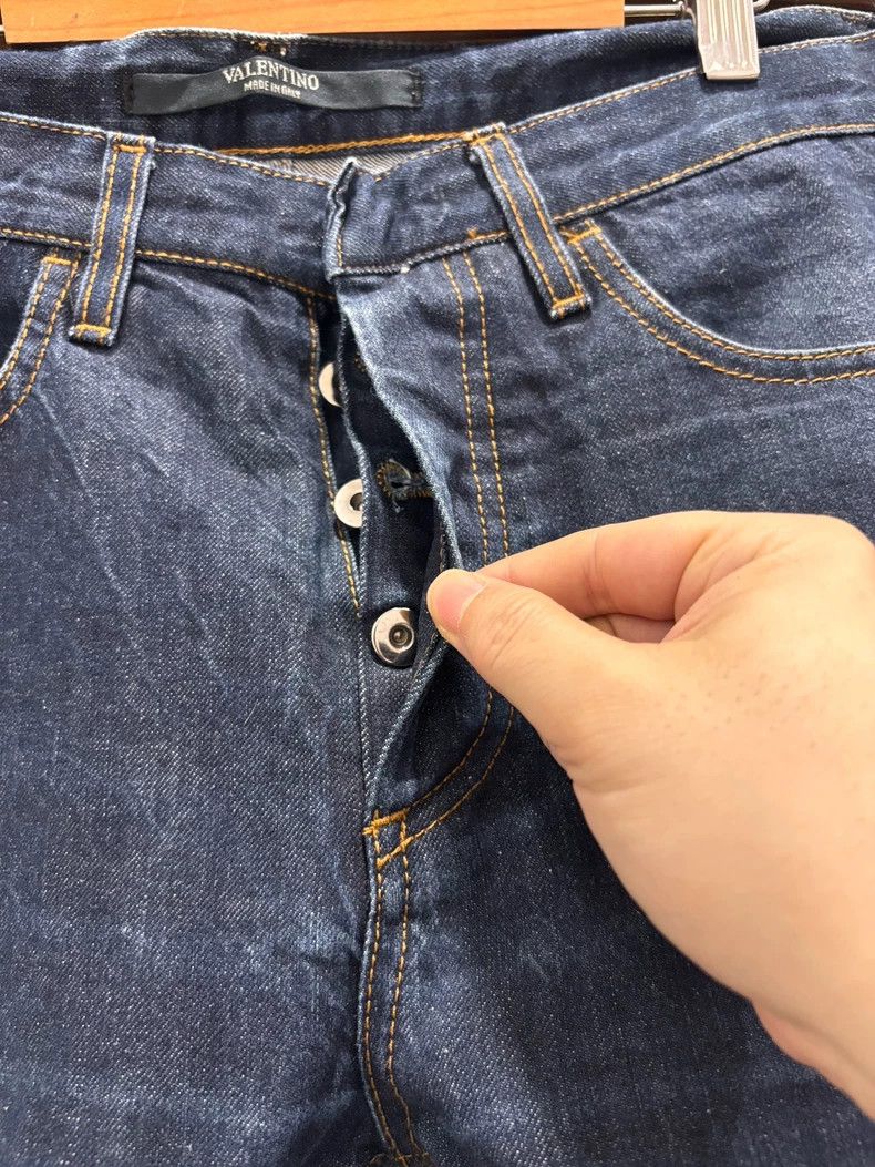 Valentino Valentino Denim Pants in Raw Color Size US 30 / EU 46 - 3 Thumbnail