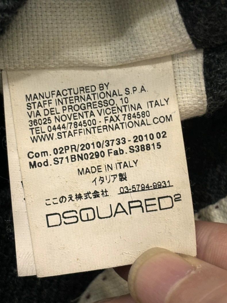 Dsquared2 DSQUARED2 Classic Wool Coat for Autumn Winter Size US L / EU 52-54 / 3 - 5 Thumbnail
