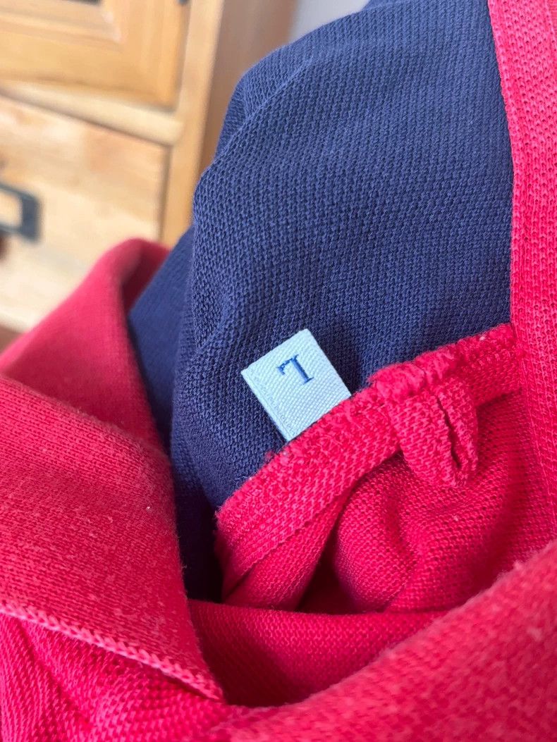 Moncler Moncler Red Polo Shirt Size L Size US L / EU 52-54 / 3 - 7 Thumbnail