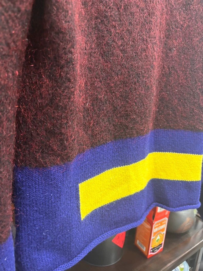 Kenzo KENZO Wool Sweater with Colorful Stripes Size US S / EU 44-46 / 1 - 5 Thumbnail