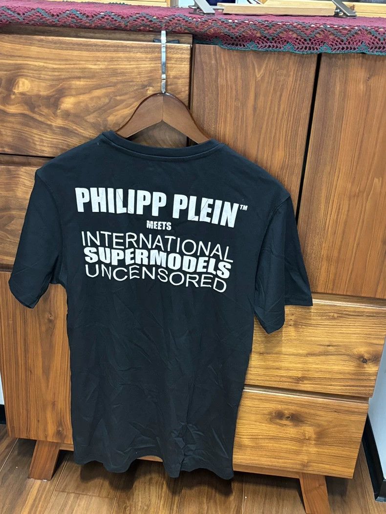 Palm Angels Philipp Plein Black Graphic T-Shirt Size US S / EU 44-46 / 1 - 2 Thumbnail