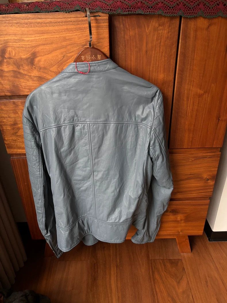 Gucci Gucci Leather Jacket with Rust Stains Size US L / EU 52-54 / 3 - 2 Thumbnail