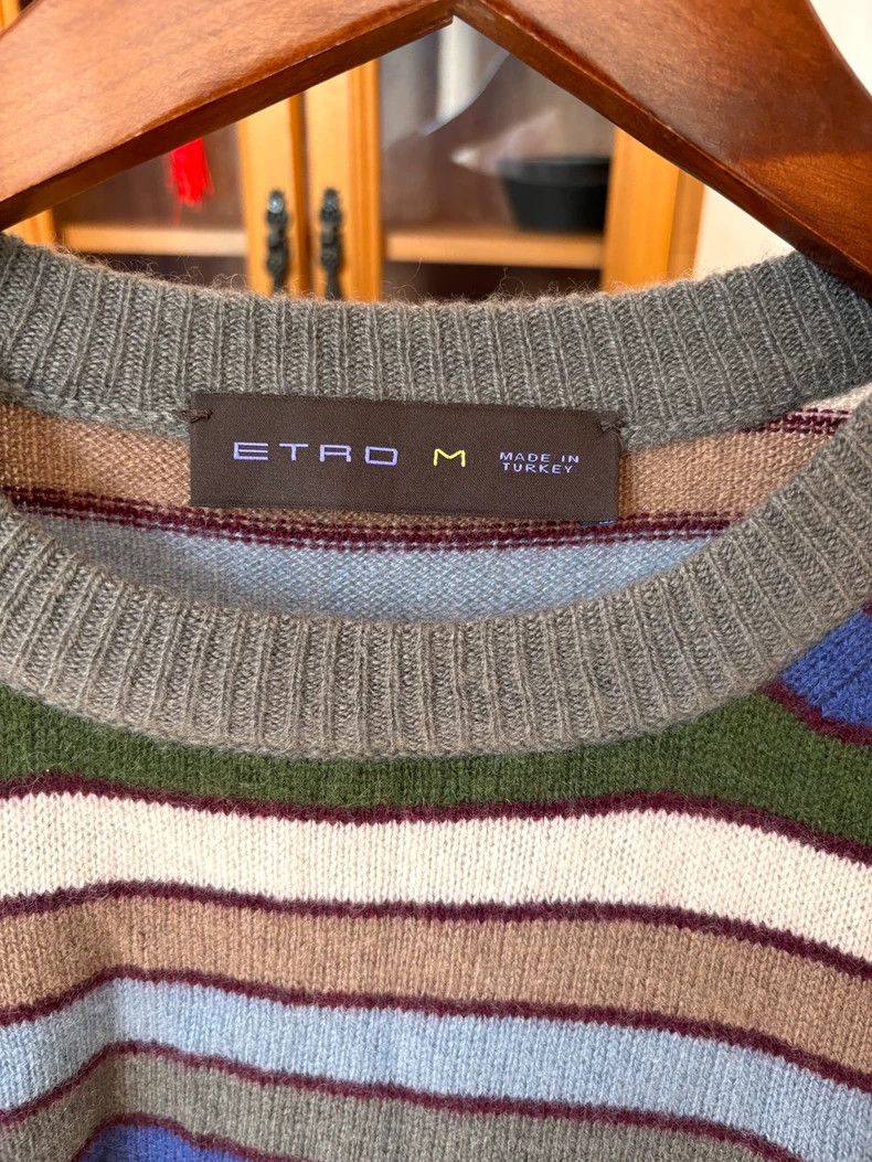 Etro Etro Cashmere Sweater Size M from Turkey Size US M / EU 48-50 / 2 - 3 Thumbnail