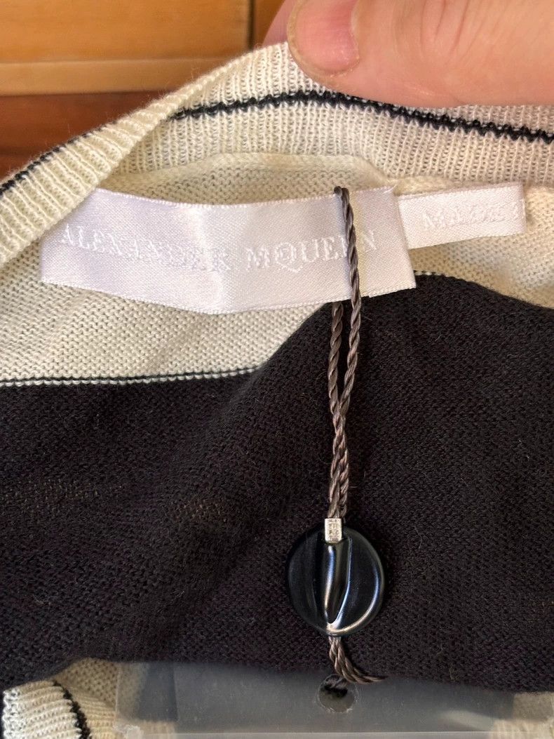 Alexander McQueen McQueen Wool Blend Striped Sweater Size US M / EU 48-50 / 2 - 3 Thumbnail