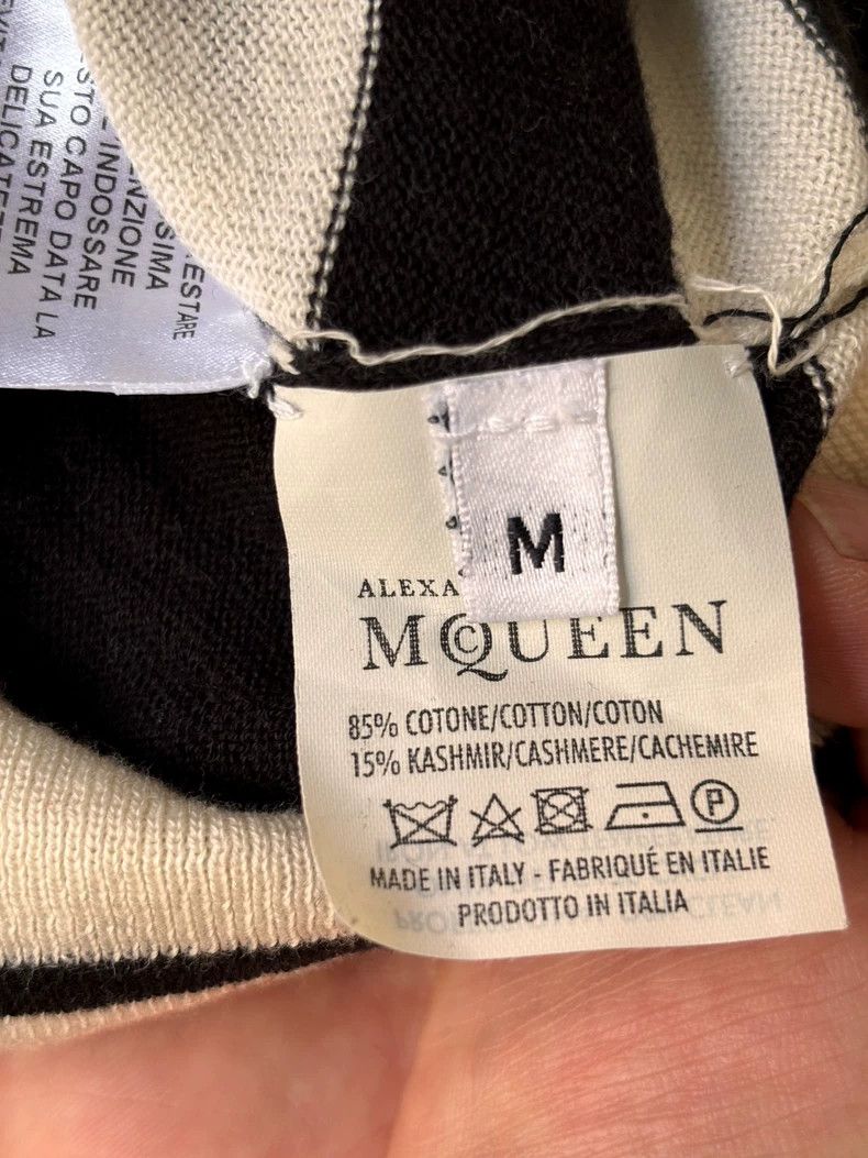 Alexander McQueen McQueen Wool Blend Striped Sweater Size US M / EU 48-50 / 2 - 4 Thumbnail