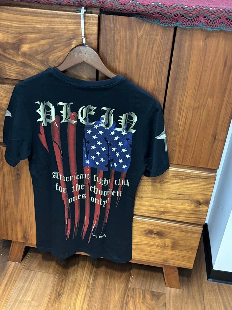 Philipp Plein Philipp Plein Graphic T-Shirt with Stars Size US S / EU 44-46 / 1 - 2 Thumbnail