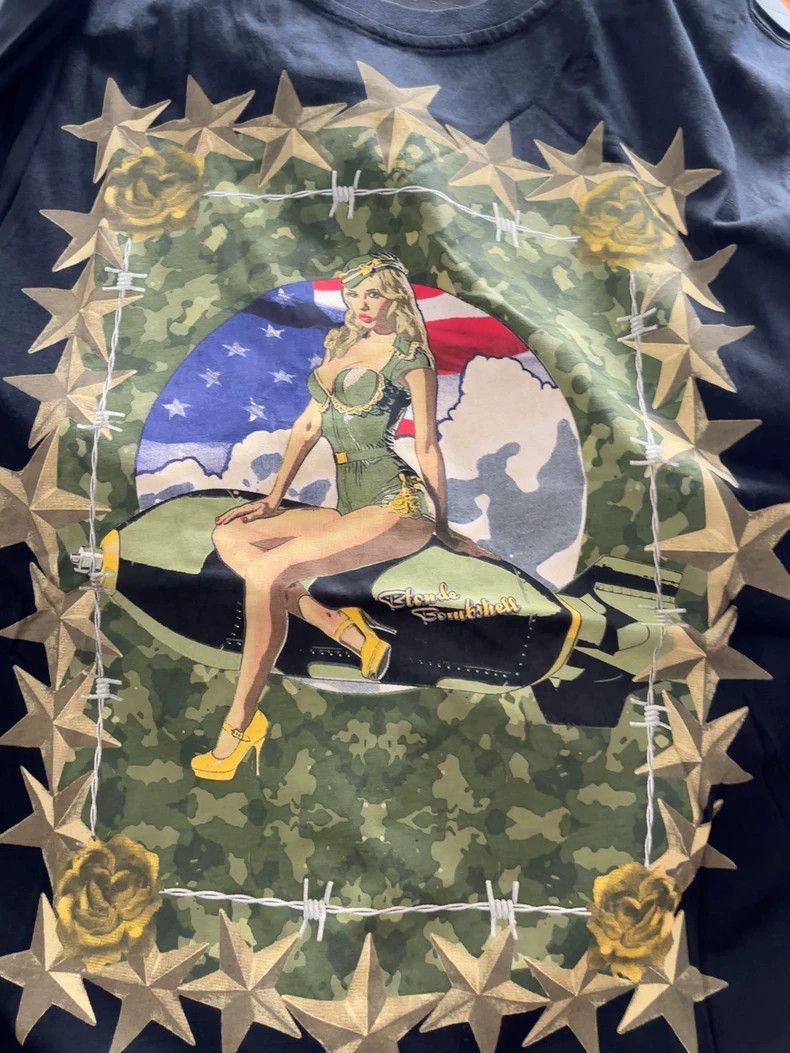Philipp Plein Philipp Plein Graphic T-Shirt with Stars Size US S / EU 44-46 / 1 - 7 Thumbnail