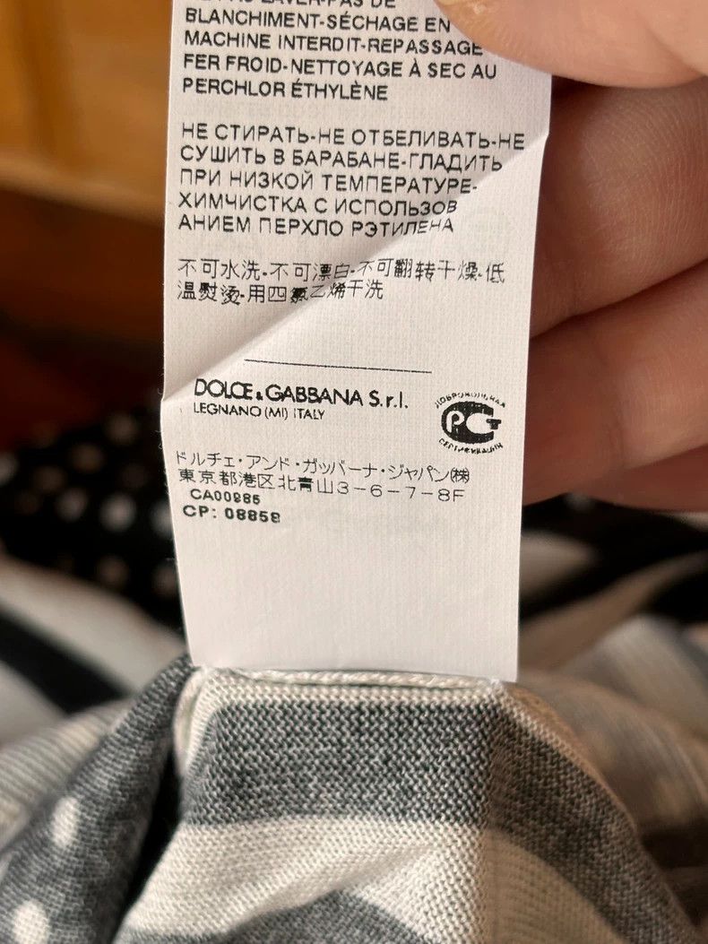 Dolce & Gabbana Dolce&Gabbana Polka Dot Long Sleeve Top Size US L / EU 52-54 / 3 - 5 Thumbnail