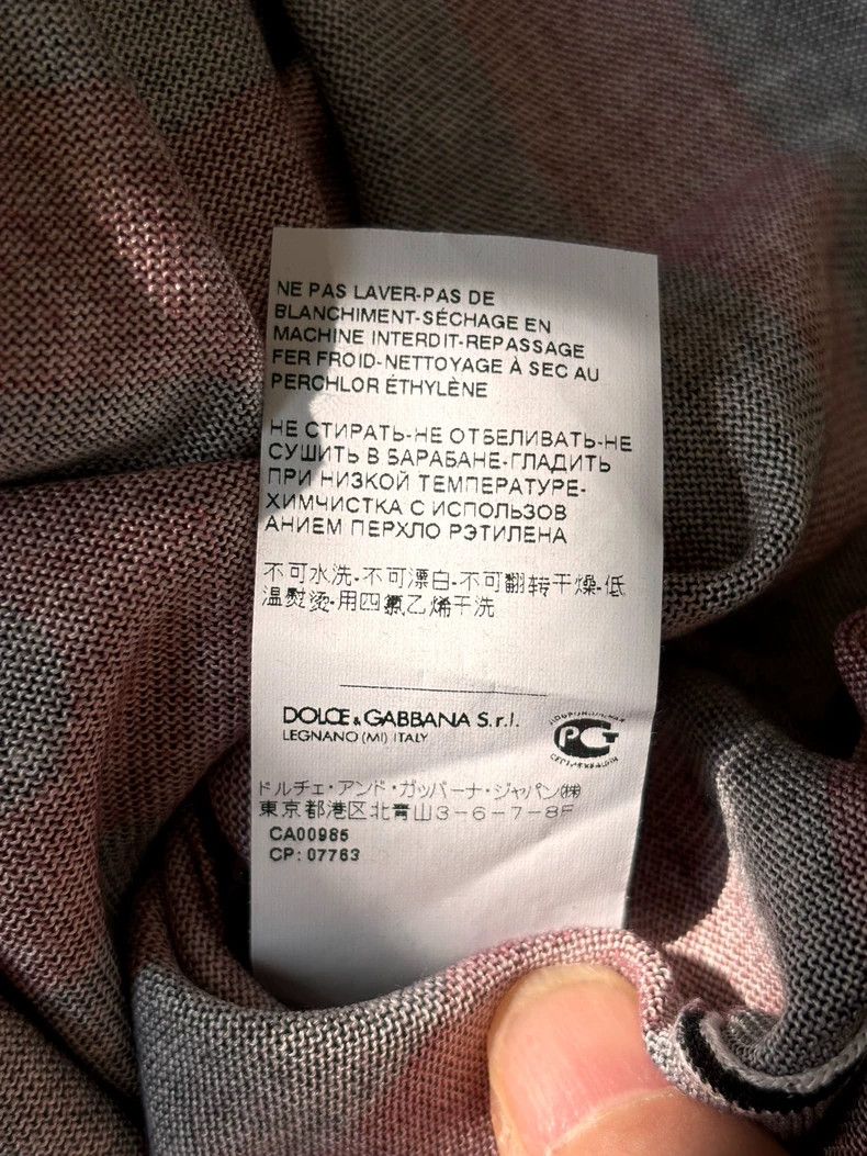Dolce & Gabbana Dolce Gabbana Silk V-Neck Sweater Size US XXL / EU 58 / 5 - 5 Thumbnail