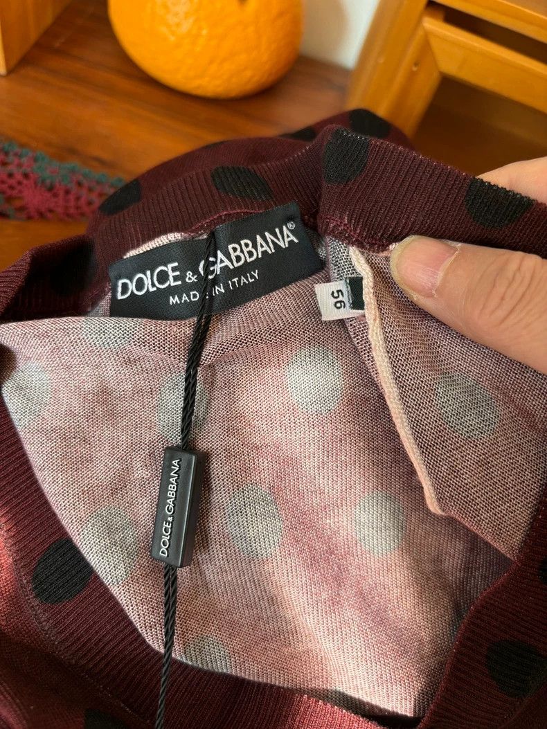 Dolce & Gabbana Dolce Gabbana Silk V-Neck Sweater Size US XXL / EU 58 / 5 - 3 Thumbnail