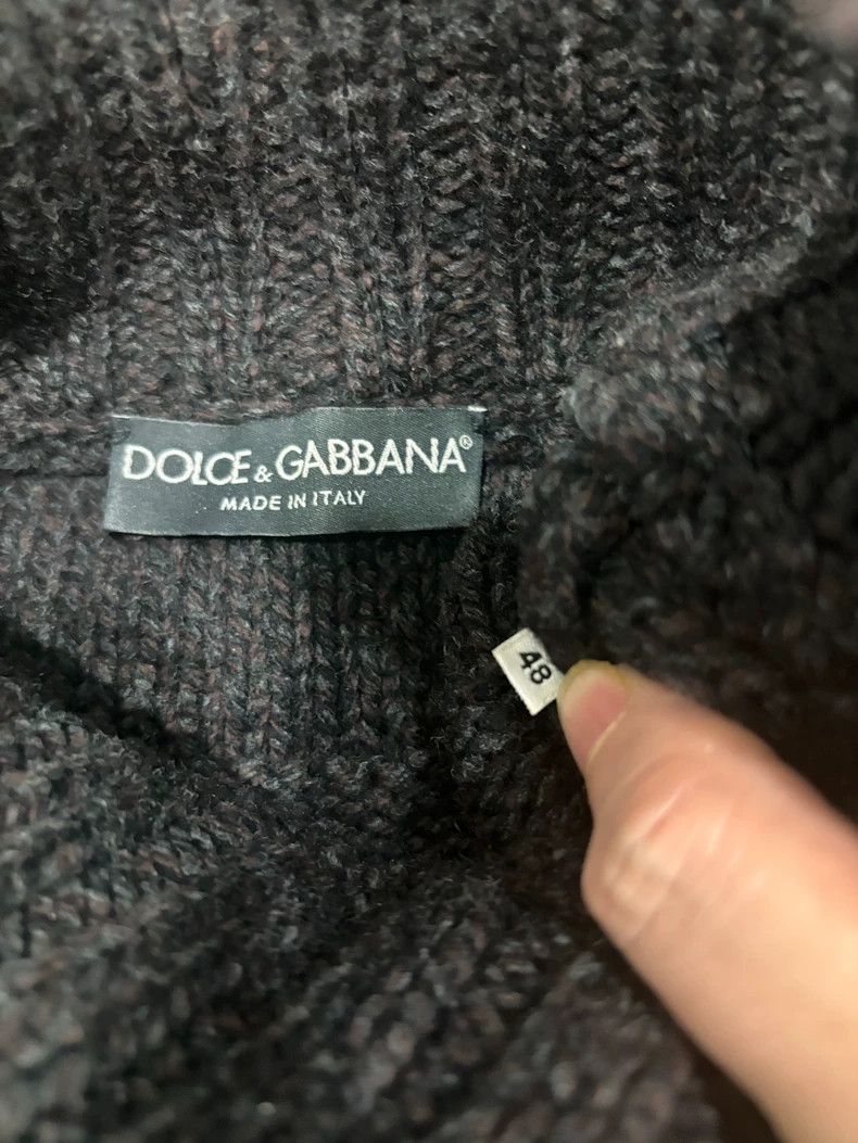 Dolce & Gabbana Dolce & Gabbana Embossed Crown Wool Sweater Size US L / EU 52-54 / 3 - 7 Thumbnail