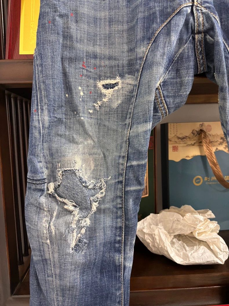 Dsquared2 Dsquared2 Distressed Denim Jeans Size 44 Size US 44 / EU 60 - 4 Thumbnail