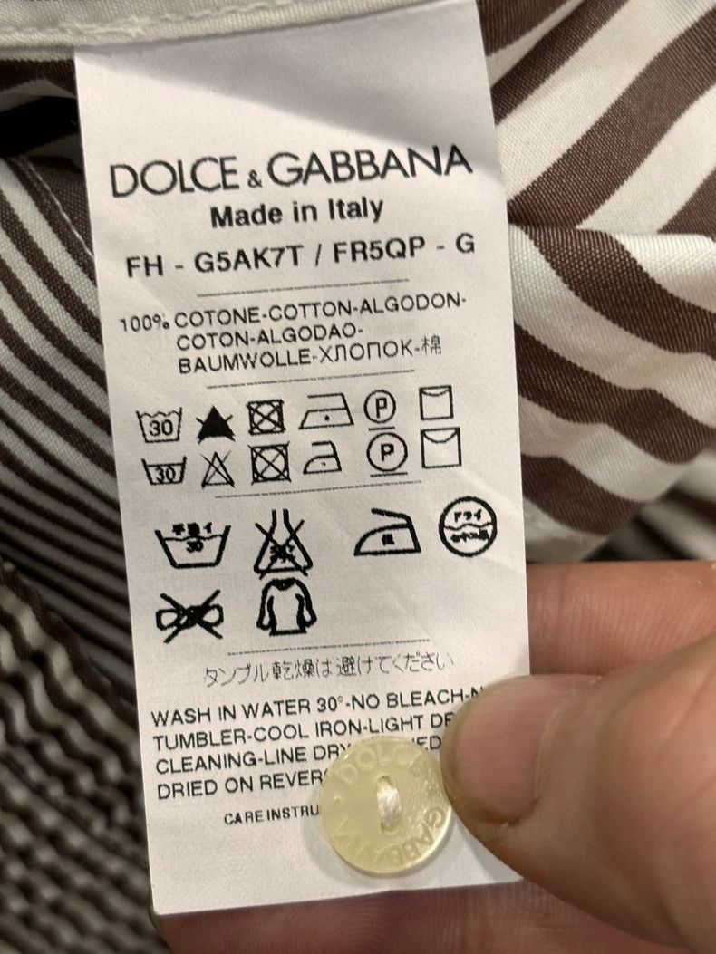 Dolce & Gabbana DG Long Sleeve Casual Shirt Jacket Size US L / EU 52-54 / 3 - 7 Thumbnail
