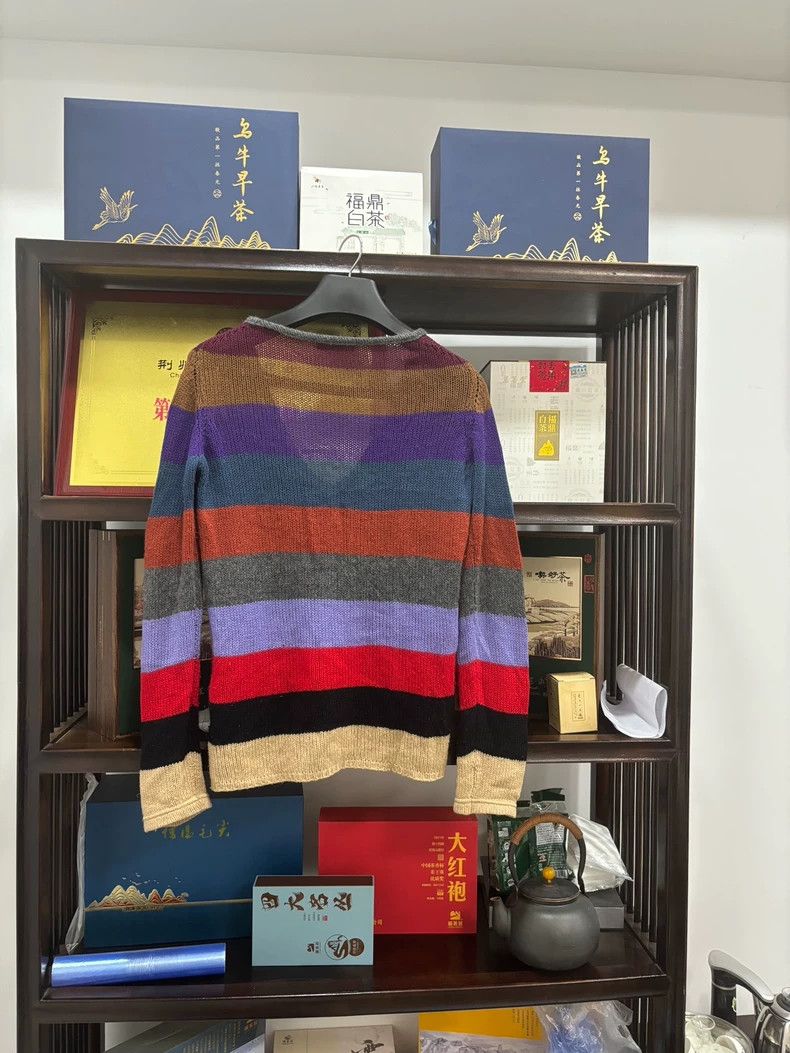 Prada Prada Striped Cashmere Sweater Made in Italy Size US L / EU 52-54 / 3 - 2 Thumbnail