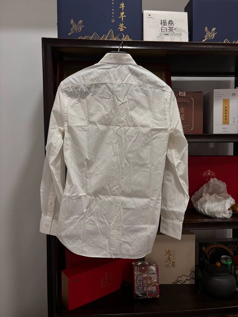Burberry Burberry White Long Sleeve Button Up Shirt Size US S / EU 44-46 / 1 - 2 Thumbnail