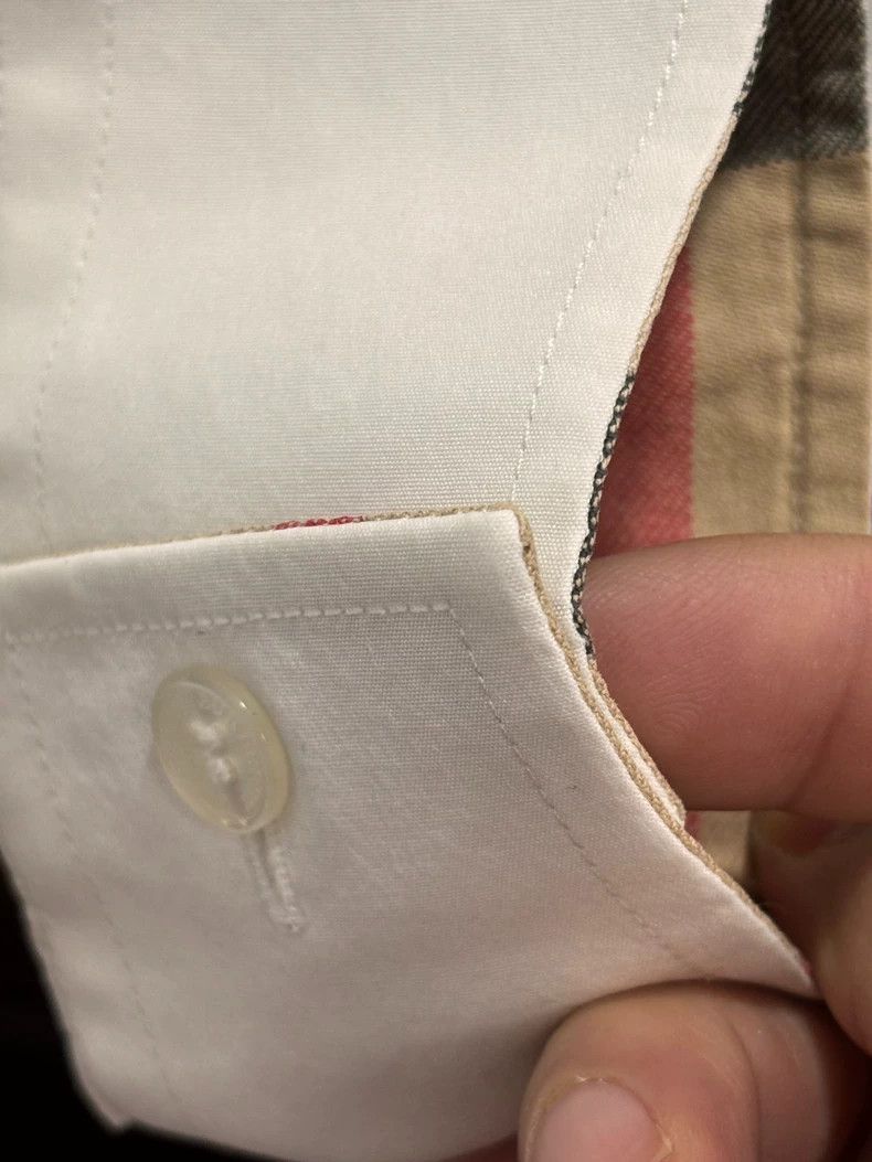 Burberry Burberry White Long Sleeve Button Up Shirt Size US S / EU 44-46 / 1 - 4 Thumbnail