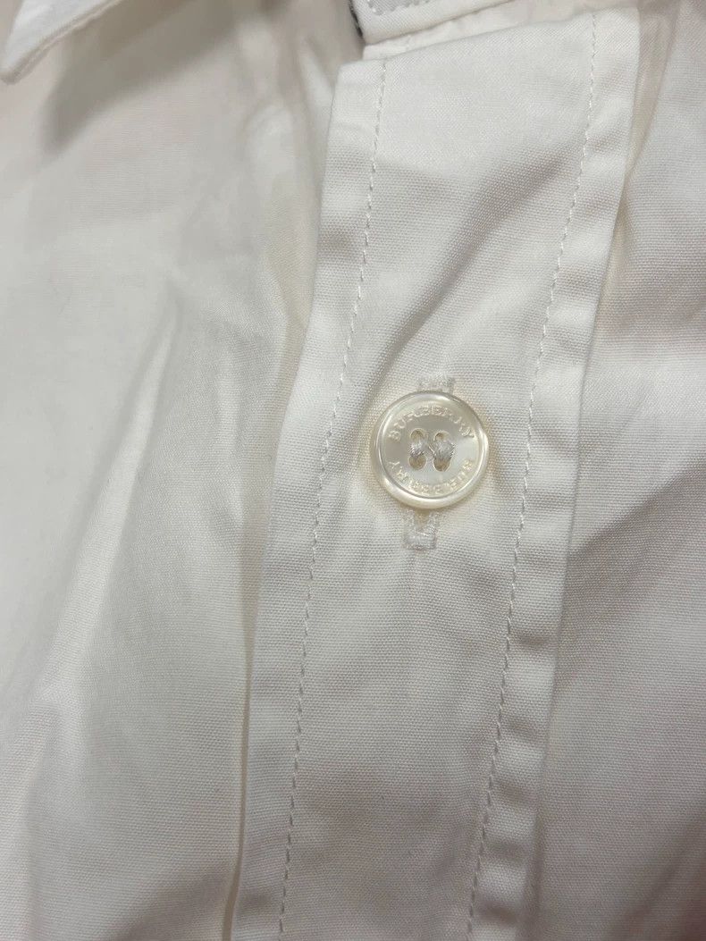 Burberry Burberry White Long Sleeve Button Up Shirt Size US S / EU 44-46 / 1 - 7 Thumbnail