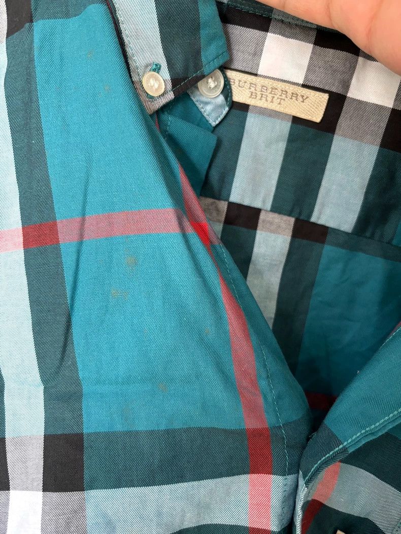 Burberry Burberry Men's Long Sleeve Checkered Shirt Size US S / EU 44-46 / 1 - 3 Thumbnail