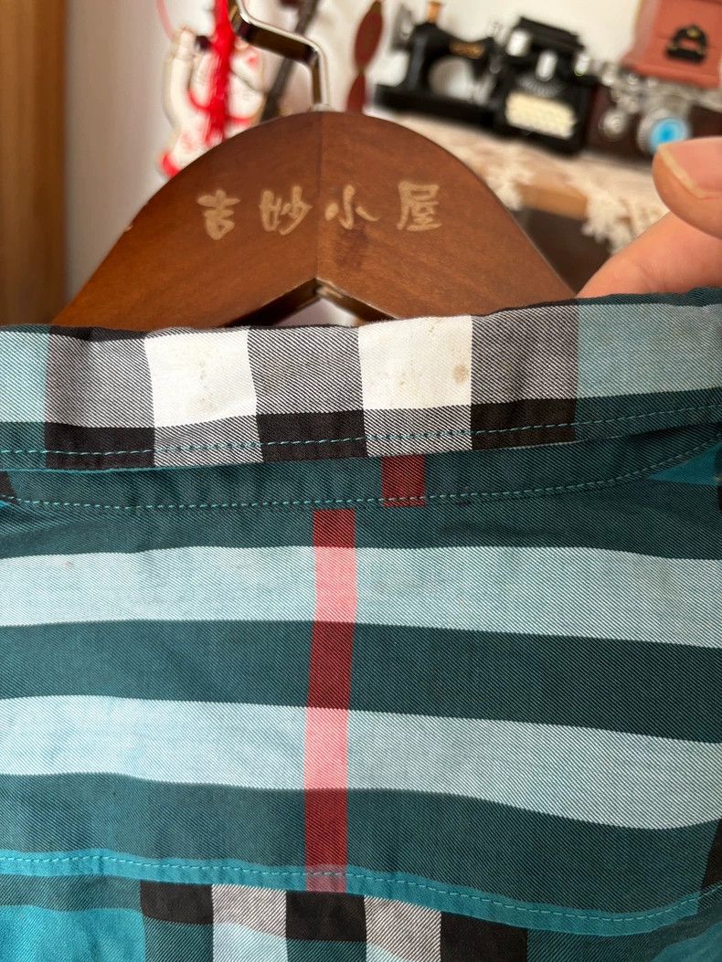 Burberry Burberry Men's Long Sleeve Checkered Shirt Size US S / EU 44-46 / 1 - 8 Thumbnail