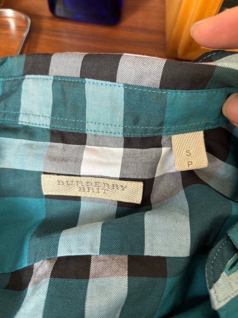 Burberry Burberry Men's Long Sleeve Checkered Shirt Size US S / EU 44-46 / 1 - 4 Thumbnail