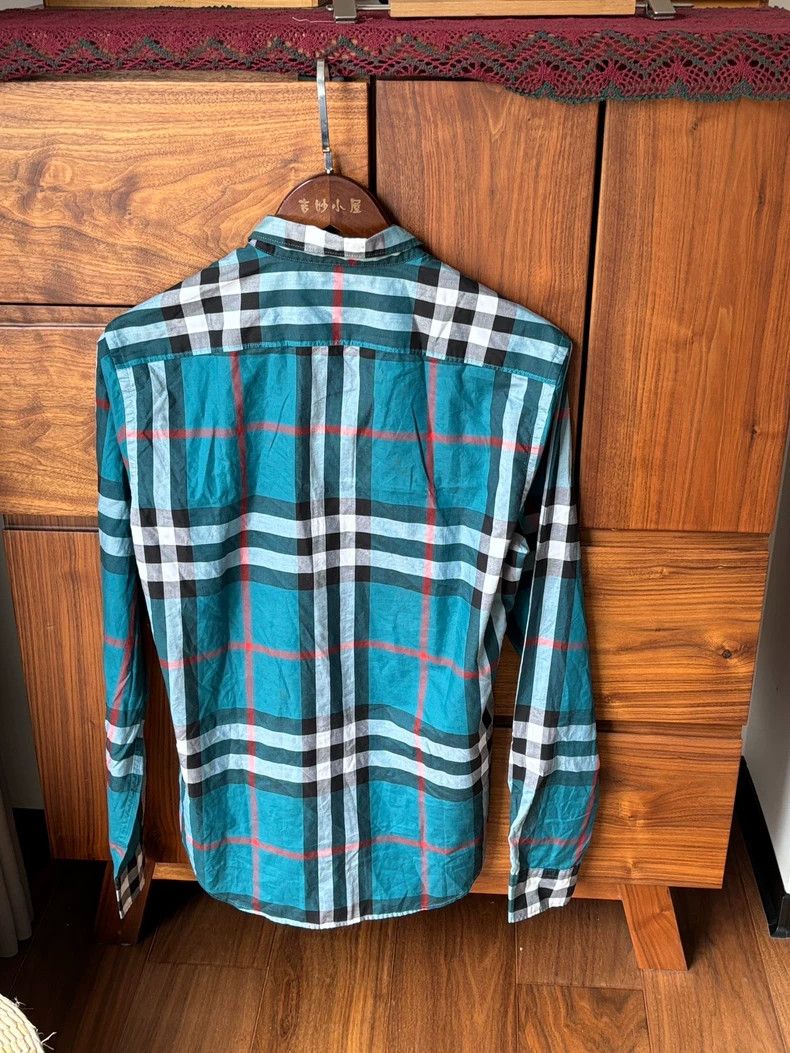 Burberry Burberry Men's Long Sleeve Checkered Shirt Size US S / EU 44-46 / 1 - 2 Thumbnail