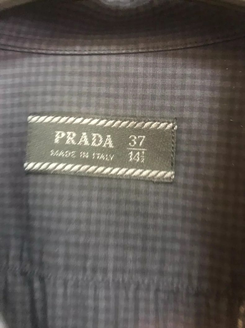 Prada Prada Long Sleeve Shirt with Missing Buttons Size US L / EU 52-54 / 3 - 3 Thumbnail